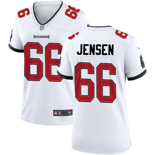Men Tampa Bay Buccaneers #66 Ryan Jensen Nike White Game NFL Jersey->tampa bay buccaneers->NFL Jersey